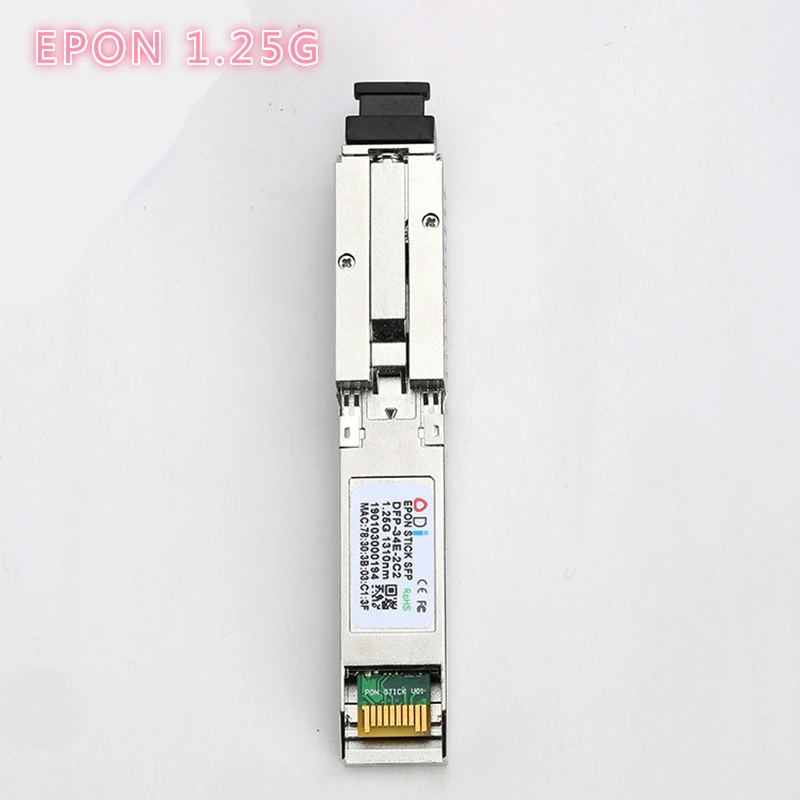 E/GXPON SFP ONU Stick с разъемом MAC SC(1,244 Гбит/с/2,55 г) 802.3ah 1490/1330nm pon module DDM 1,25/2,5 г XPON/EPON/GPON - Цвет: EPON1.25G