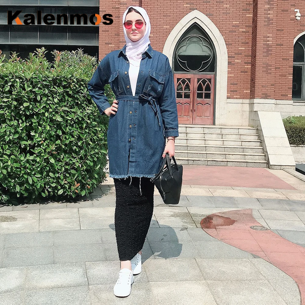 jacket jeans muslimah