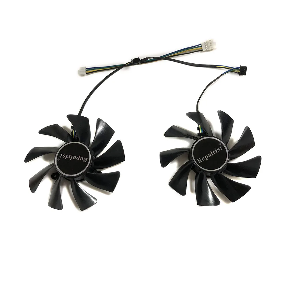 Кулер Repairist 2 шт./компл. HD7970 GPU VGA для Sapphire Vapor X OC HD 7970 6G GDDR5 охлаждение видеокарты в