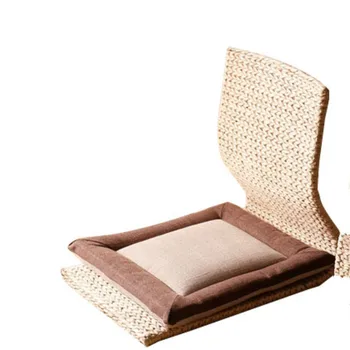 

Simple straw tatami bay window chair balcony floor legless chair living room and room chair lazy chair