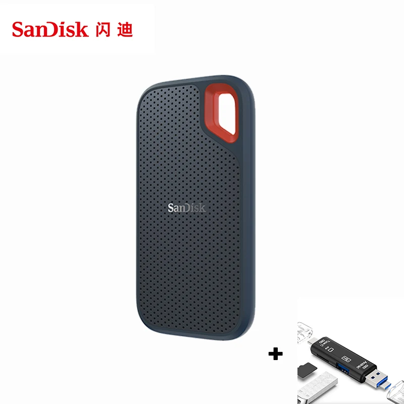 Внешний жесткий диск SanDisk портативный SSD 1 ТБ 500 Гб 550M USB 3 HD 250 ГБ твердотельный для
