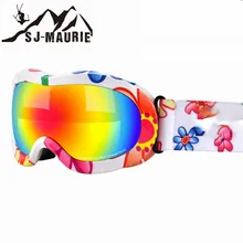 SJ-Maurie, детские очки для сноуборда, лыжные очки, маска, защита, зимние, водонепроницаемые, ветрозащитные, защита от УФ-лучей, лыжные очки