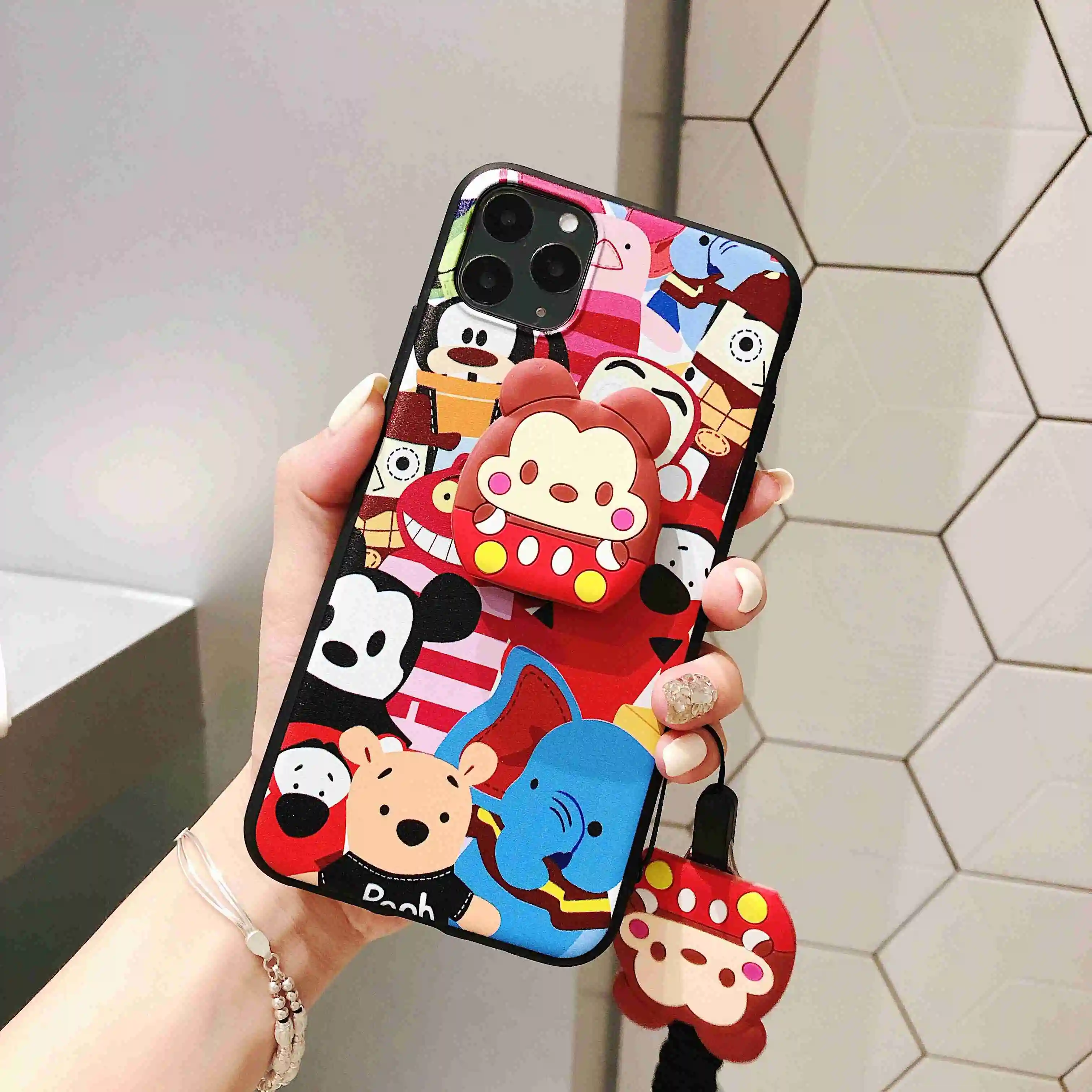 Чехлы для OPPO F7 F9 F11 Pro A1K Realme C2 3 милый мультяшный Мягкий ТПУ чехол на заднюю панель с