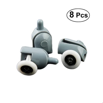

8 Pcs Shower Door Wheels Sliding Enclosure Door Runners Rollers Wheels Pulleys Replacement