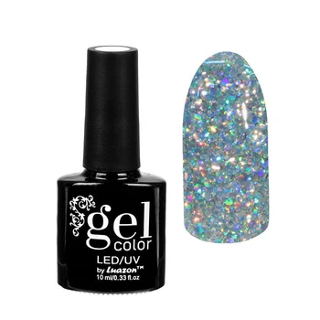 

"Sparkling diamond" gel-varnish, three-phase LED / UV, 10ml, color 001 silver