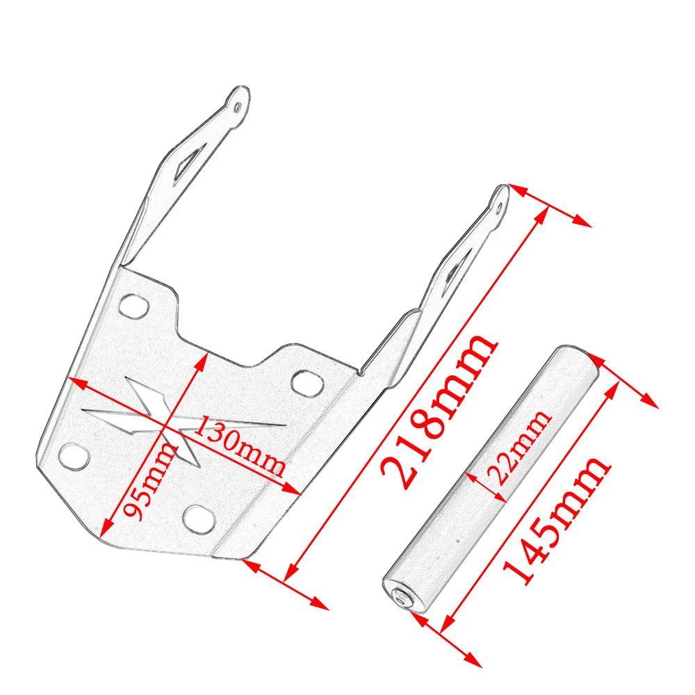 

1 Set Motorcycle Accessory Windshield Navigation Bracket Rustproof Fit For Kawasaki Versys X300 300 Ornamental Mouldings