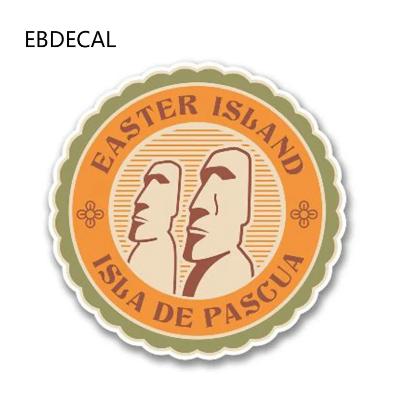 EBdecal Пасхальный остров для Авто/бампер/окно/наклейка на стену наклейки DIY Декор