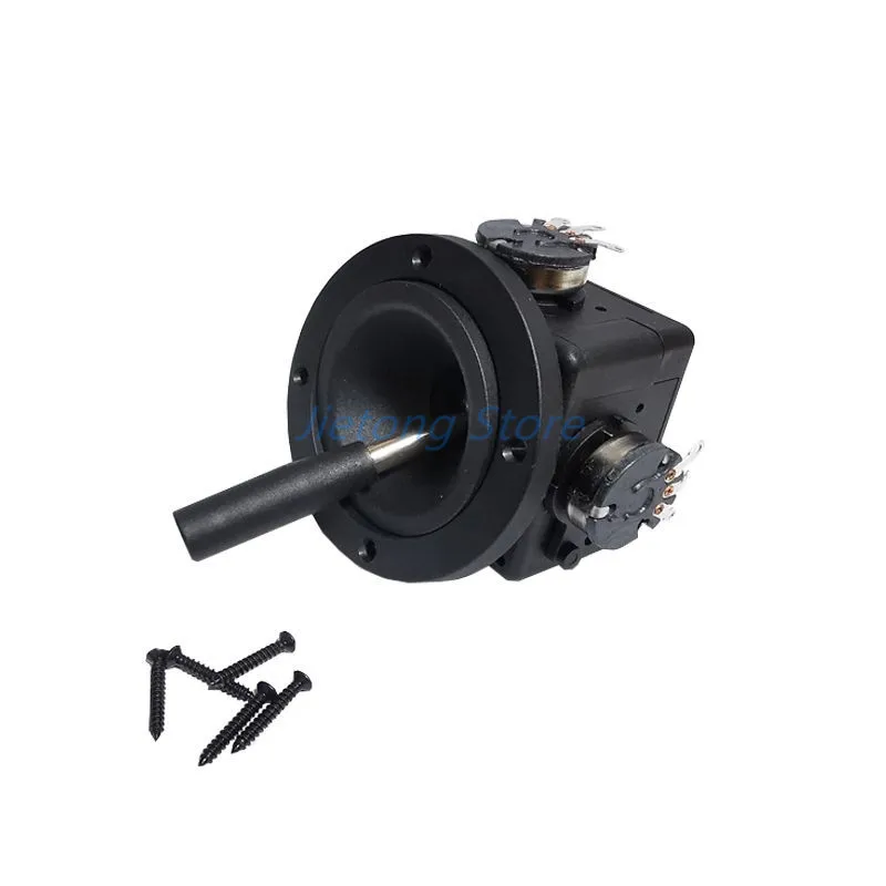 360 Degree 2-axis Sealing 10K Joystick Potentiometer Non-spring Return Won't Reset for Lighting Console 1pc multiturn potentiometer linear potentiometer rotary potentiometer potentiometer kit trimmer potentiometer adjustable resistor potentiometer knobs electronic components scooter joystick