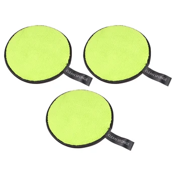 

3pcs Makeup Puff Facial Puff Makeup Remover Pads Powder Cleaning Pads Cosmetic Supplies for Women Female