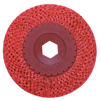 

12Pcs 4 Inch Red Rough Hemp Rope Abrasive Flap Disc 100x16mm Polishing Wheel Blades for Angle Grinder Accessories Hemp Wheel