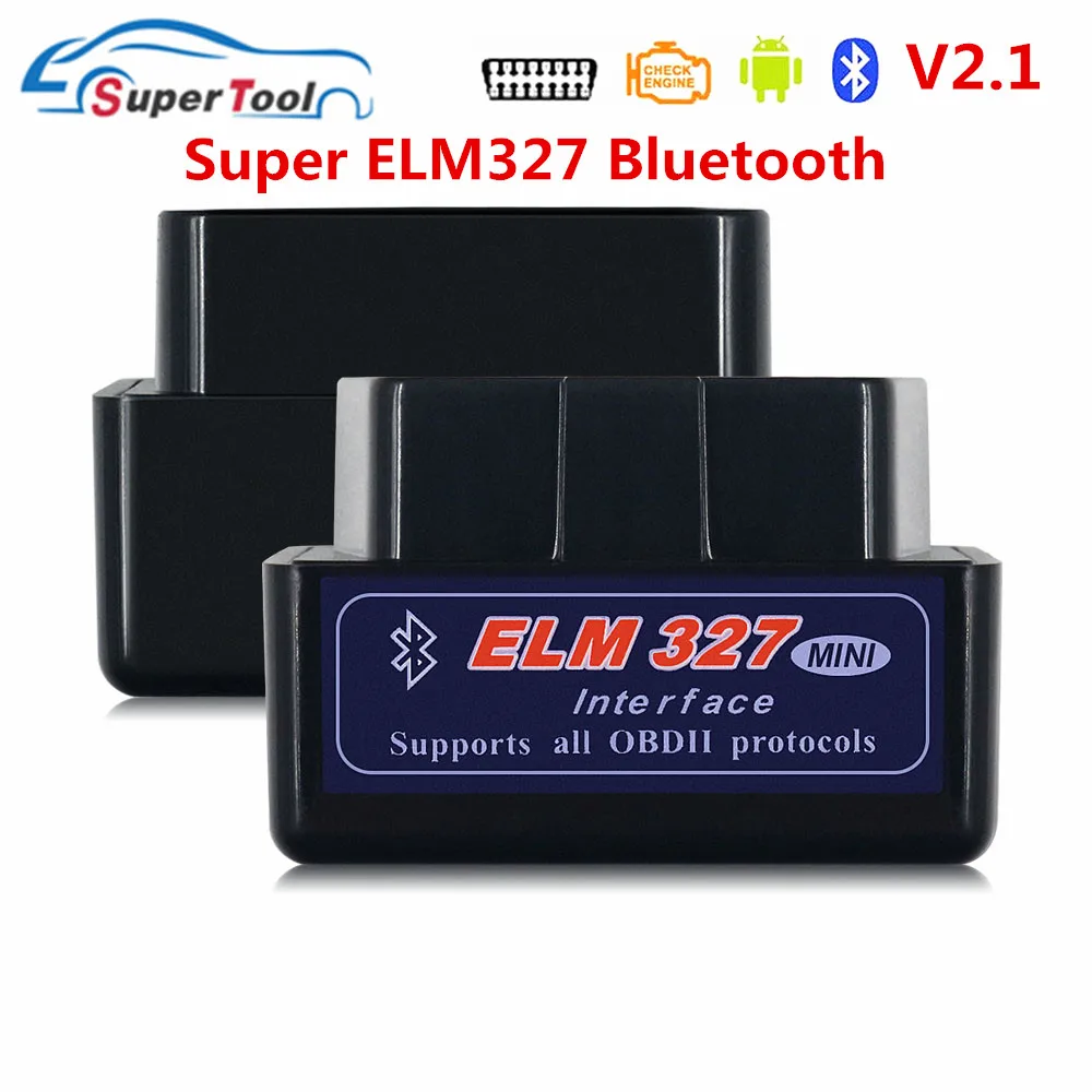 Автоматический диагностический инструмент HHOBD ELM327 Bluetooth V2.1 HH OBD ELM 327 2 1