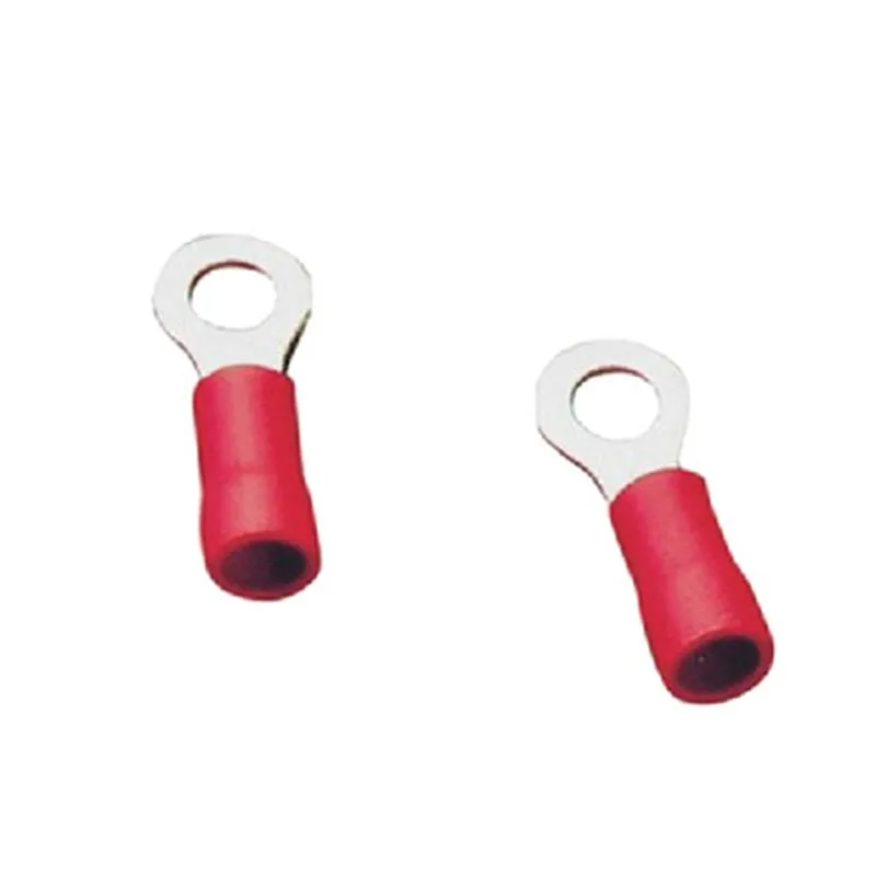 

100pcs RV 1.25-4S copper O-shape wire connector terminal Cold press terminal connector for cable wire