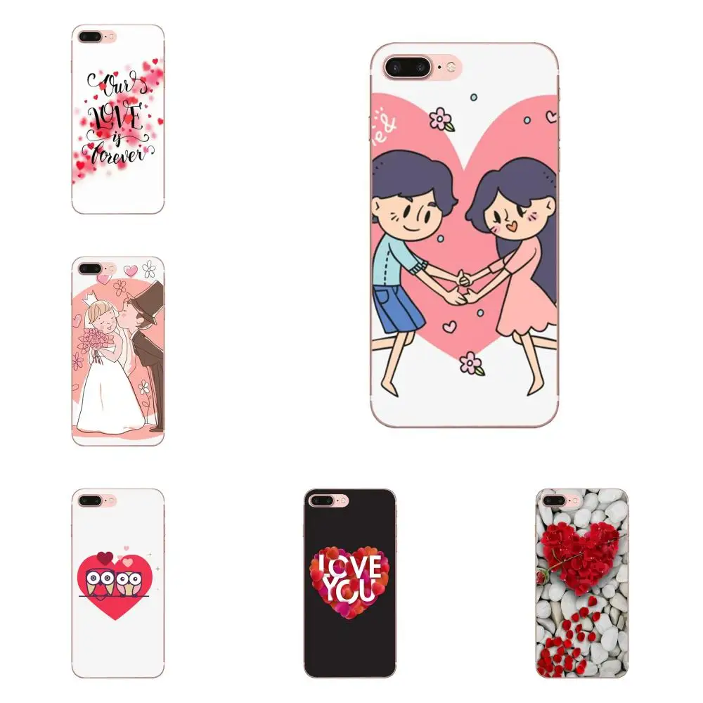 Чехлы для телефонов I Love You My Bride с узором Huawei P7 P8 P9 P10 P20 P30 Lite Mini Plus Pro Y9 Prime P Smart Z 2018