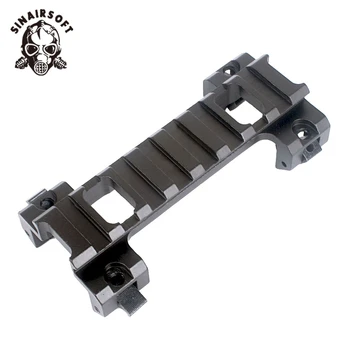 

20mm Picatinny Weaver 8 Slots Scope Rail Mount Base Fit MP5 G3 Series for AEG Airsoft Paintball Hunting Shooting Accessories