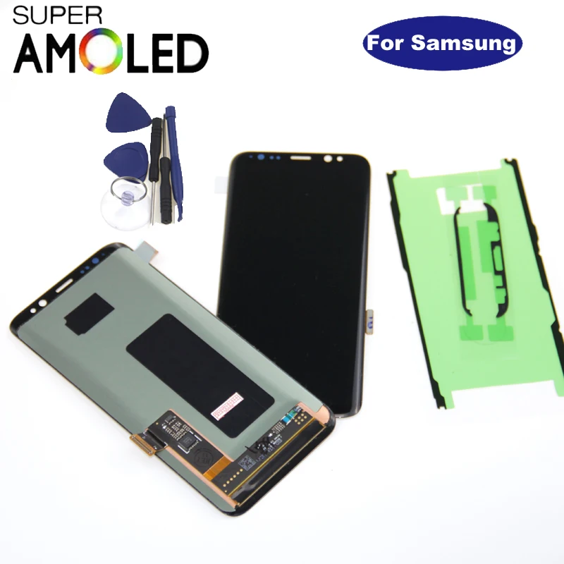 Сменный ЖК дисплей для Samsung S8 SAMSUNG Galaxy G950 G950F сенсорный экран с цифровым