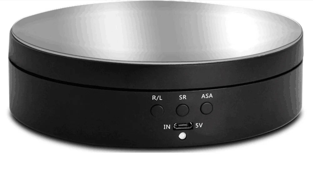 360 black roating Регулируемая скорость Вращающийся дисплей Стенд 360 градусов Электрический вращающийся продукт дисплей поворотный стол для модели ювелирных часов Дисплей - Цвет: 360 black roating