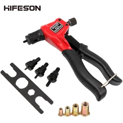 HIFESON – pistolet à Riveter à écrou 8 ''BT 613 avec 40 pièces, Riveter manuel à une main, outil à Riveter M3/M4/M5/M6 