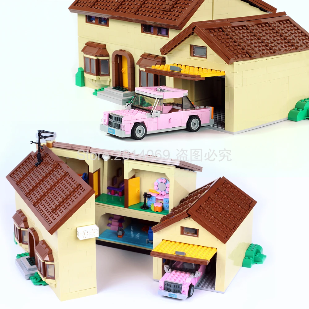 Kaufen 16005 Cartoon Film Kwik E Mart Haus Bausteine 2586 Stucke