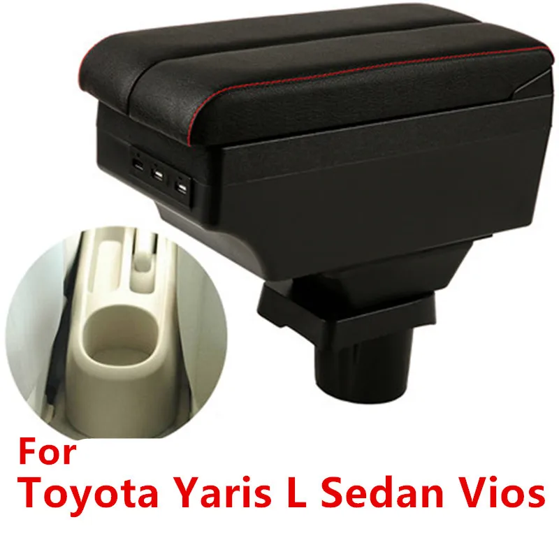 Двухслойный контейнер для хранения центральной консоли Toyota Yaris L Sedan Vios 2002-2008