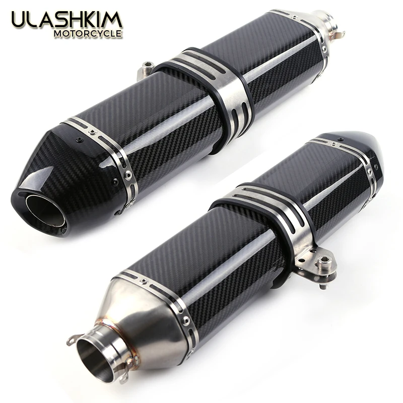 US $82.44 Universal Motorcycle Modified Dirt Bike Escape Scooter Exhaust Muffler Slip On Pipe CRF250L EXCF SXF DUKE 390 690