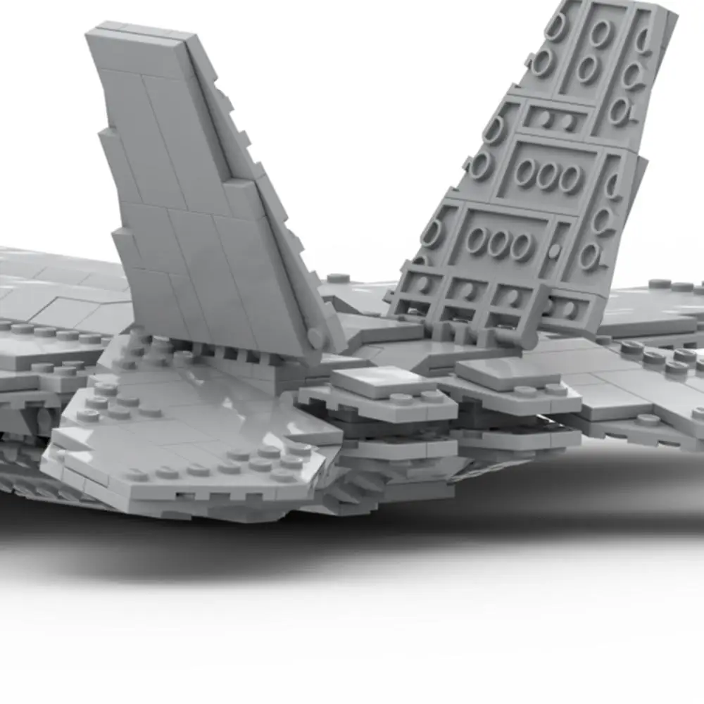11x32x45 см 848 шт. MOC Военная серия маленький солдат современный истребитель DIY Модель