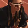 E.B.belle Fashion Enamel Black White Red Heart Gold Glasses Chain Multifunctional Anti-Lost Mask Chain For Women 1