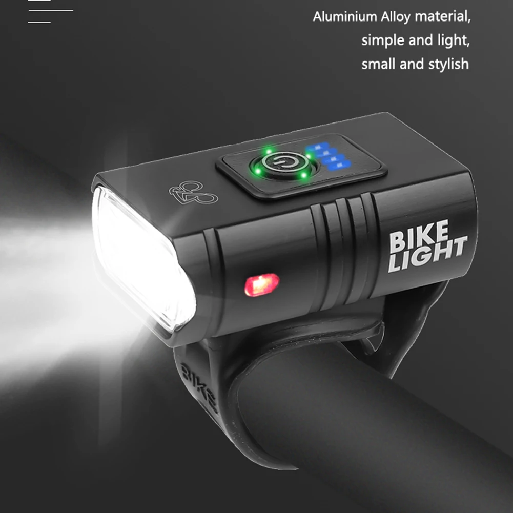 Bicycle Light T6 LED 6 Modes USB Rechargeable 800LM Bicycle Lamp Front Headlight Flashlight Bicycle Light Bicycle Accessories