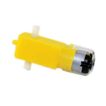 

For Arduino Smart Car Robot Plastic Tire Wheel With DC 3-6v 3v 5v 6v Gear Motor