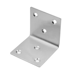 10pcs Stainless Steel 90 Degree Right Angle Brackets Fastener Corner Braces with Screws L Shape Joints Plate JA55