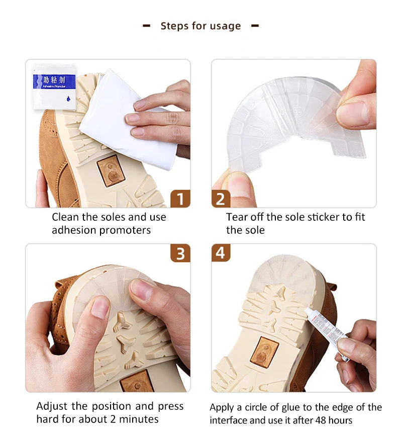 Protections De Semelles De Chaussures - Patchs à Motif De Grille - Protection De Semelle De Baskets - Kit De Réparation De Talons Hauts Antidérapants - Poignées De Chaussures - Protection De Semelle