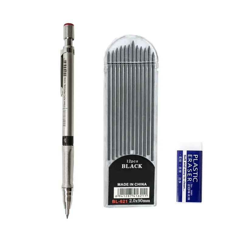 2.0mm 2B Mechanical Pencil Drawing Writing Coloured Automatic Pencils For School Student Office Supplies Stationery | Канцтовары для