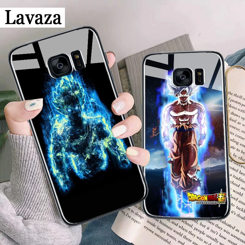 Dragon Ball; Dragonball z Стекло чехол для samsung S7 край S8 S9 S10 плюс A10 A20 A30 A40 A50 A60 A70 Note 8, 9, 10
