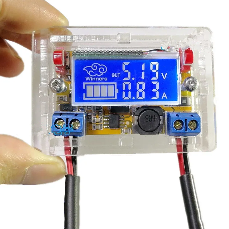 

DC-DC Adjustable Step-down Power Supply Module LCD Display 3A OD889