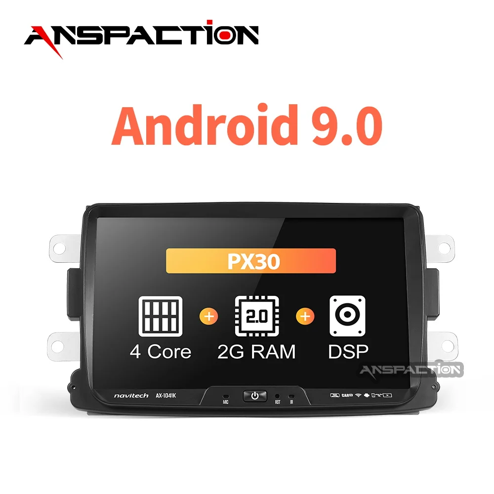 

PX30 Car Multimedia player Android 9.0 Automotivo 2 Din For Dacia/Sandero/Duster/Renault/Captur/Lada/Xray 2/Logan 2 GSP RAM 2G