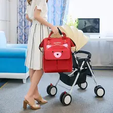 Модная сумка для подгузников для мам, сумка для подгузников для беременных, сумка для подгузников с милым котом, Большая вместительная детская сумка, рюкзак для путешествий, дизайнерская сумка для ухода за ребенком