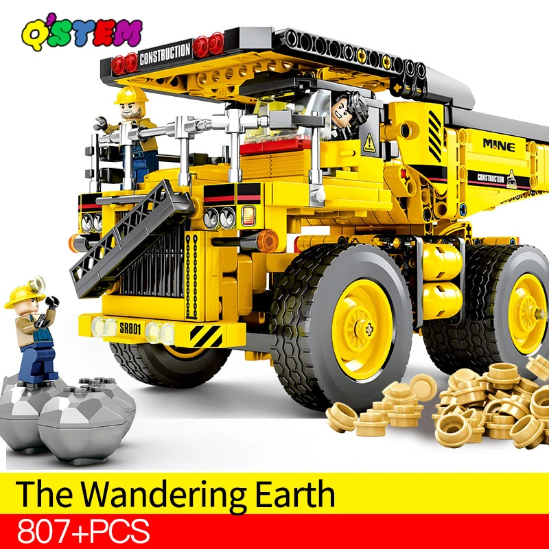 

Excavator Crane model Engineering car Toys LegoINGlys Children Birthday Bricks Freight toy Building Blocks LegoINGlys creator