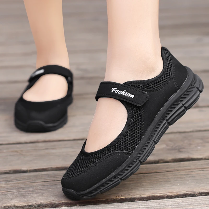 Running Shoes Tennis Shoes Women Tennis Shoes Female Healthy Walking Shoes Summer Breathable Flats Sport Running Sneakers Mother Gift 35-42 Size