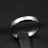 4mm 6mm 8mm Bright and Dull Polish Silver Color Titanium Ring For Men and Women Couple Ring ► Photo 3/4
