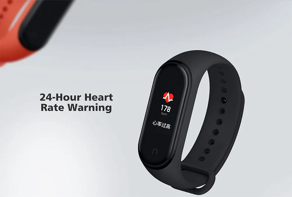 Xiaomi mi смарт-браслет mi Band 4 фитнес-браслет 0,9" AMOLED цветной сенсорный экран управление музыкой пульсометр BT