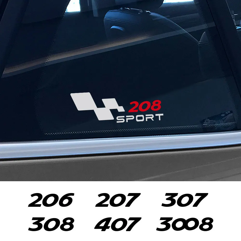 Adesivi Per Auto Adesivi Per Finestre Auto Decalcomanie In Pvc Per Peugeot Rifter Rcz 208 207 308 206 307 407 3008 108 Accessori Per Auto Esterni