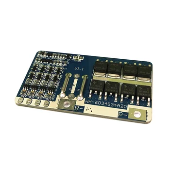 

HJXY 4 strings 14.8V 16.8V lithium battery protection board High current 20A work 18650 lithium battery pack protection board