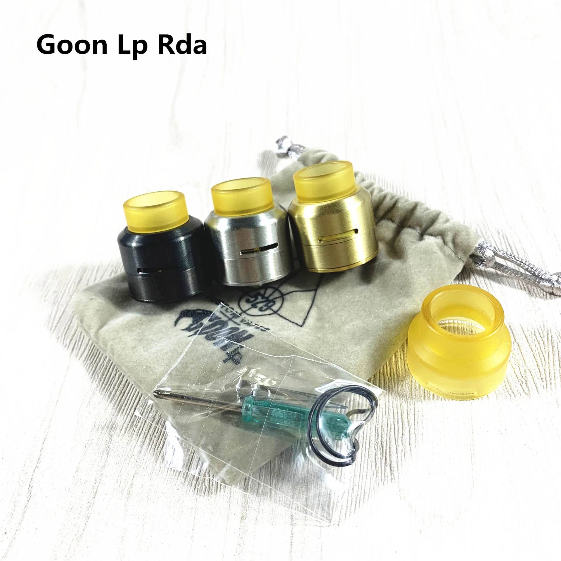 GOON LP RDA Атомайзеры для 510 поток Vape мод 24 мм 316 нержавеющая Dteel 810 капельного