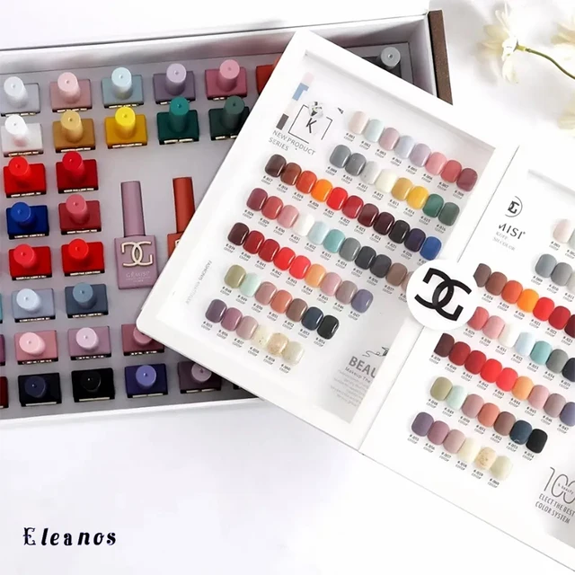 Eleanos New 60 Colors Gel Polish Set Color Gel Polish 60 Different Bottles For Nail Art Design Whole Set Nail Gel Learner Kit GMS 60 Colors