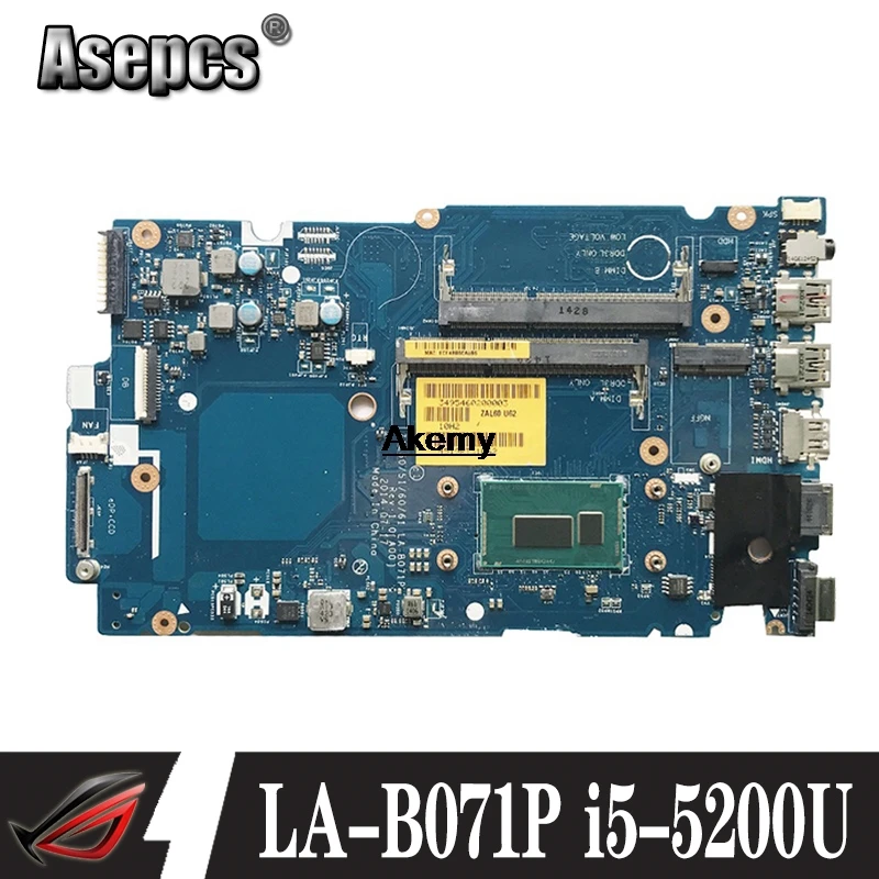 ZAL50/51/60/61 LA-B071P материнская плата для ноутбука DELL Latitude 3450 Тесты оригинальная I5-5200U |