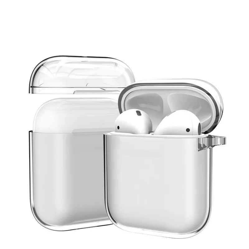 AirPods pro Cases Transparent Bluetooth Wireless Earphone Protective Cover For Airpods 2 1 PC Clear Hard Case Shell | Дом и сад