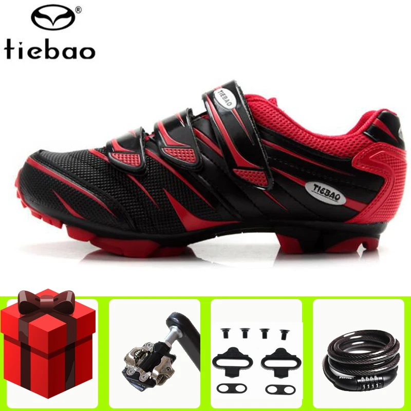 Tiebao MTB велосипедная обувь SPD Cleat педаль Набор Профессиональный открытый