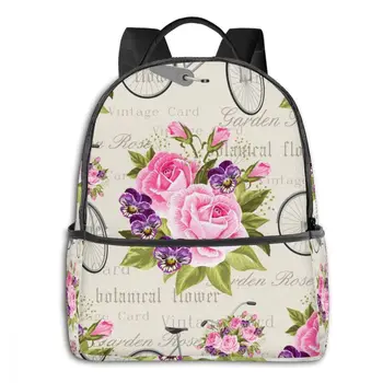 

NOISYDESIGNS New Female Women Backpack College Floral Pattern School Bagpack Harajuku Travel Shoulder Bags For Teenage Girls