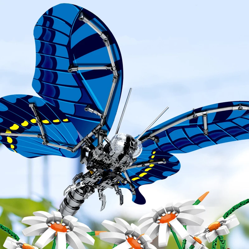 

Swallowtail Butterfly Compatible Legoing Creator Buillding Blocks Insect Ideas Bricks Technic DIY Toys For Children Kids Gifts