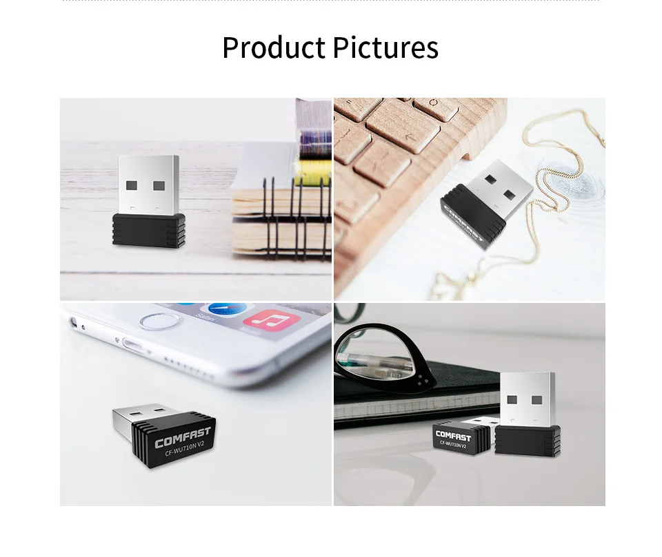 Самый дешевый мини USB Wifi адаптер 802.11n Антенна 150 Мбит/с USB беспроводной приемник ключ MT7601 сетевая карта Wi-Fi для настольного ноутбука