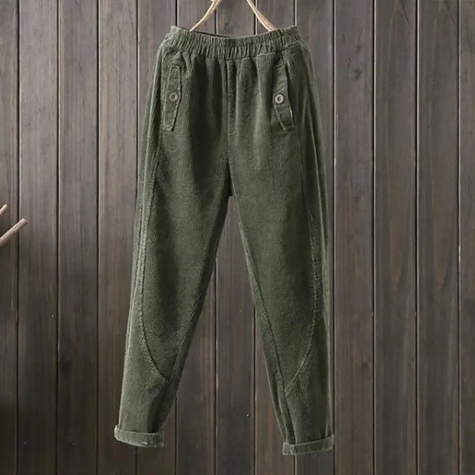women's pull on corduroy pants